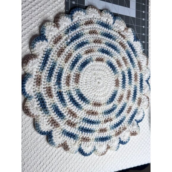 Crochet Placemats Table Lamp Protector Gramma Collection Retro Lot of 8 Varity - Picture 4 of 15